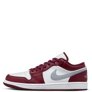 Nike Shoes | Air Jordan 1 Low Big Kids’ 7Y ‘Cherrywood Red/White/Cement Grey’
